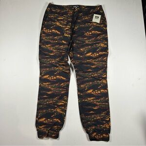 Tiger Stripe Camo Joggers By Reef NWT Men’s XL MSRP $64 Cotton Nylon Blend
